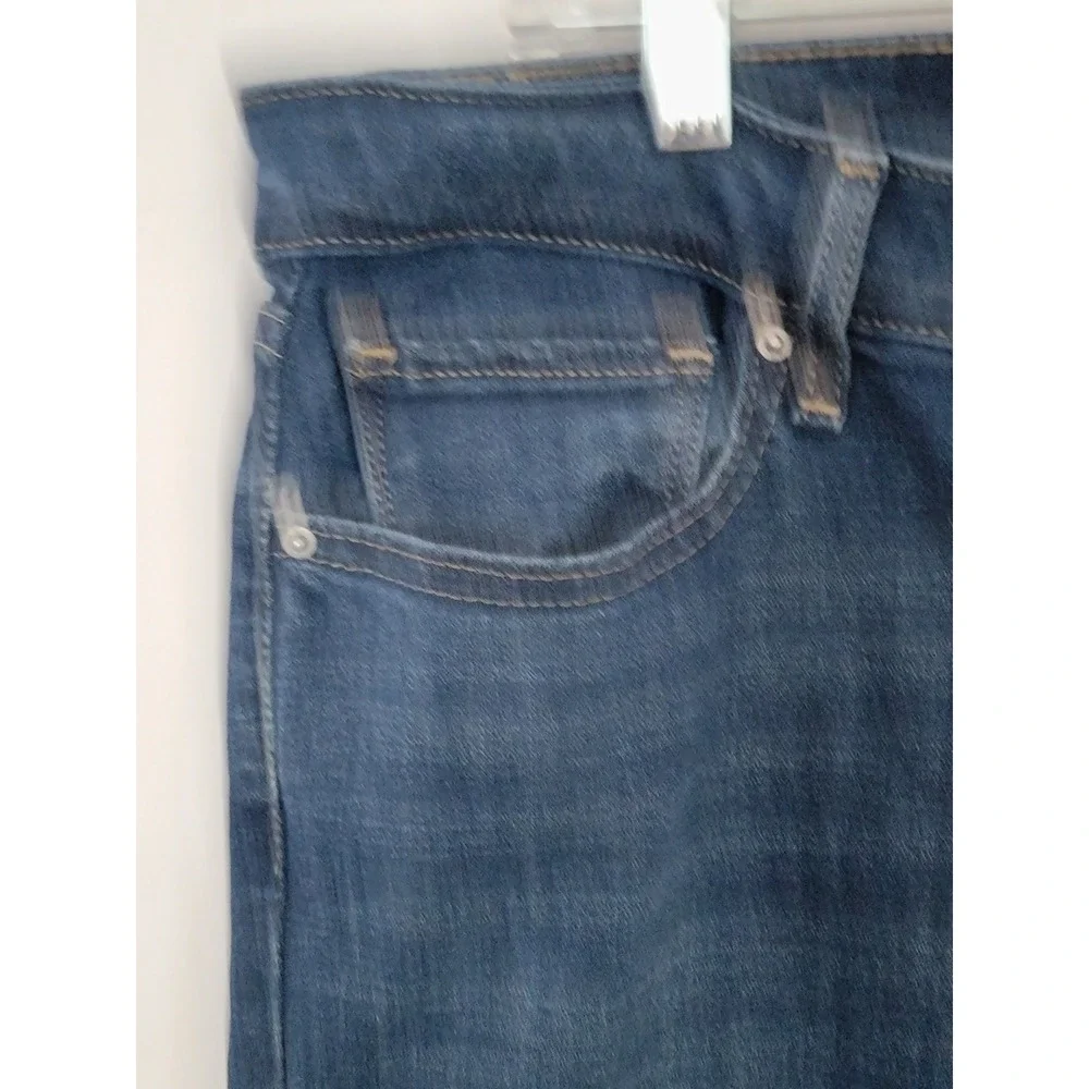 Levis 711 Skinny Jeans Womens 32 Medium Wash Blue Denim Mid Rise 18881-0081